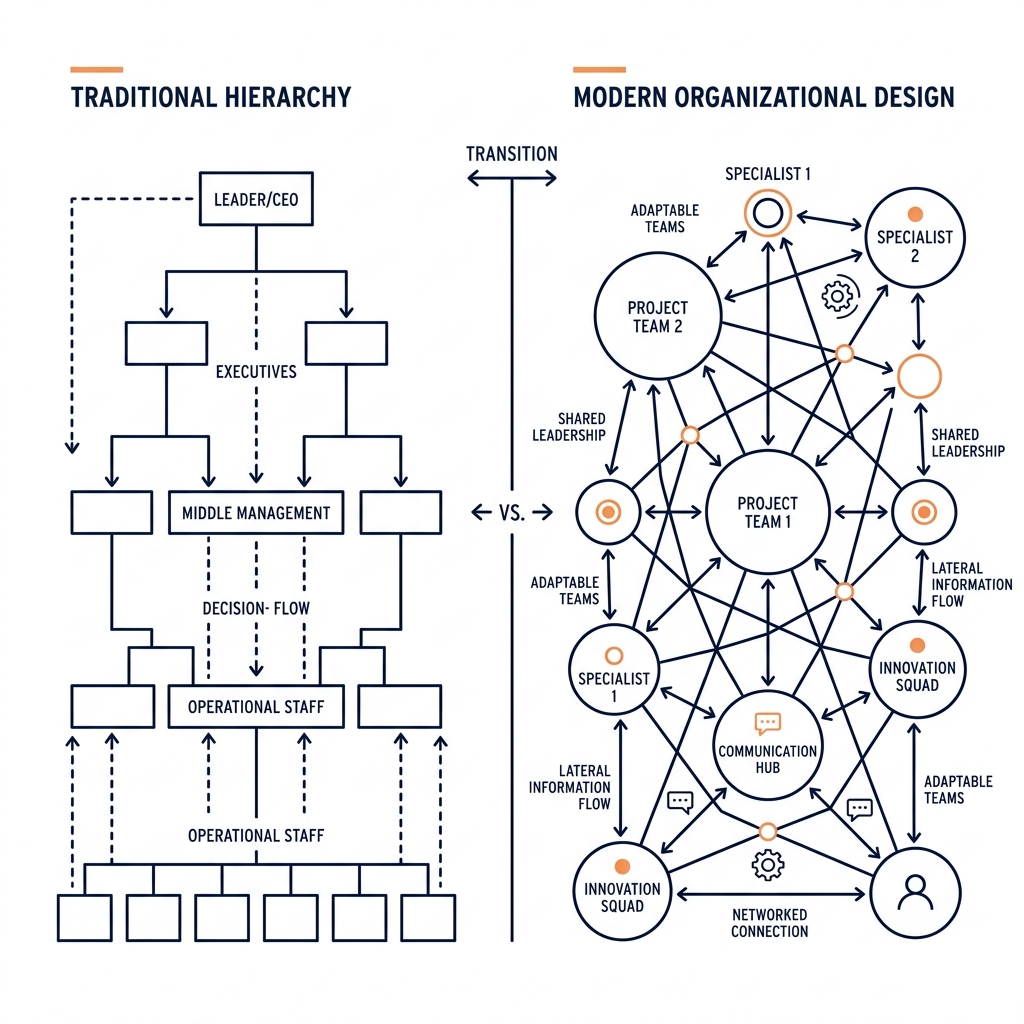 Traditional vs Modern Organization